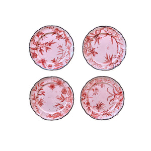 Rocaille Pink Dessert Plate