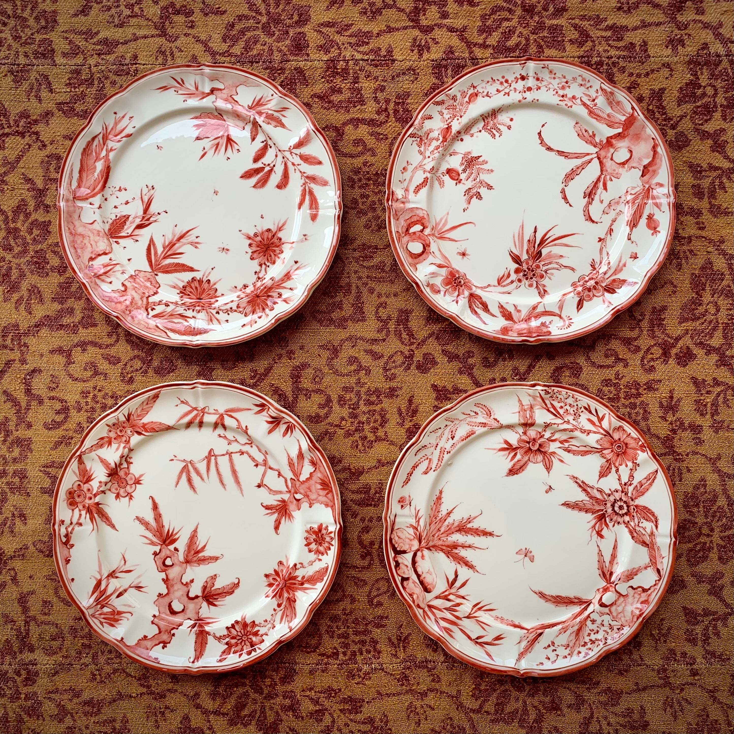 Rocaille White Dessert Plate