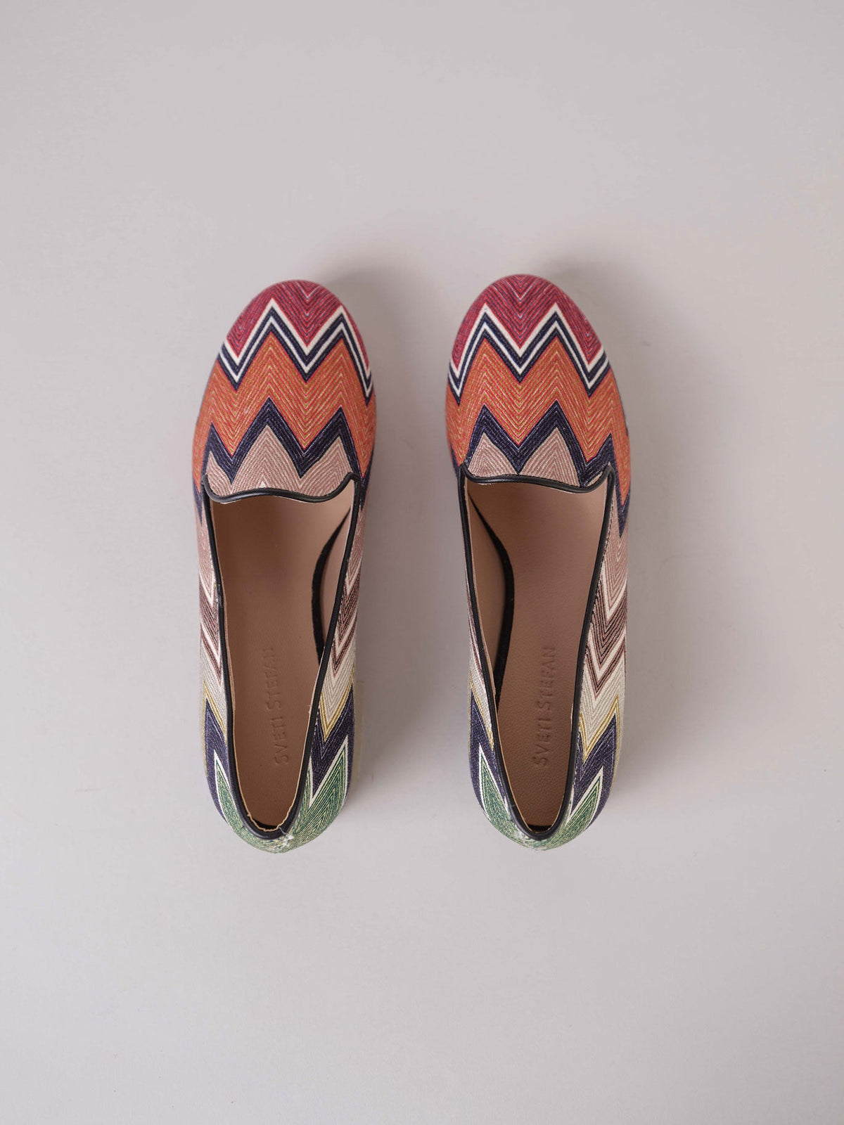 Saint Tropez Loafer in Zigzag