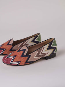 Saint Tropez Loafer in Zigzag