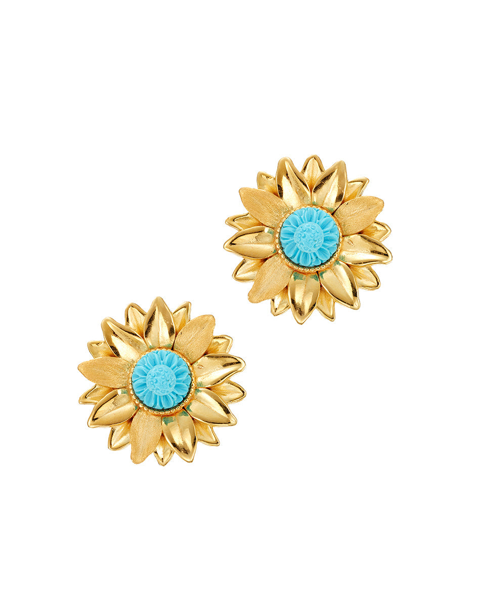 Limoncello Mini Earrings in Turquoise