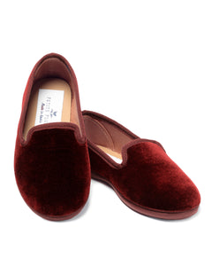 The Hamptons Loafer, Bordeaux Velvet