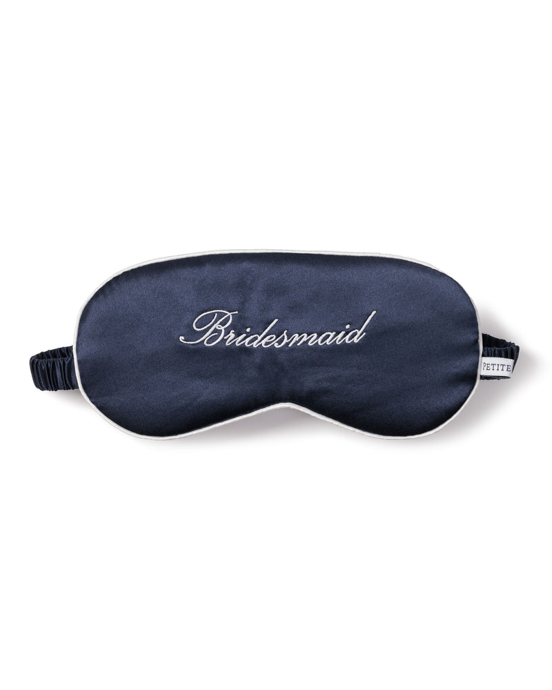 Navy Silk Bridesmaid Sleep Mask