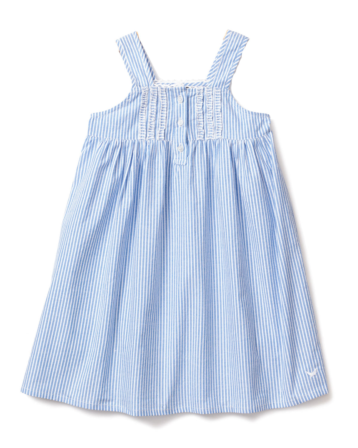 Children’s French Blue Seersucker Charlotte Nightgown