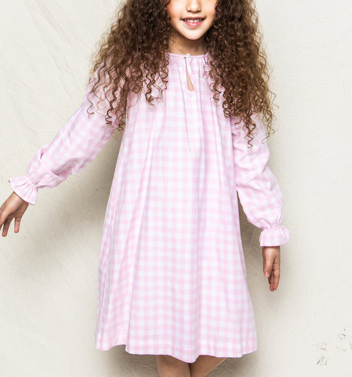 Pink Gingham Delphine Nightgown