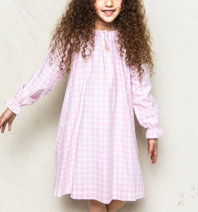 Pink Gingham Delphine Nightgown