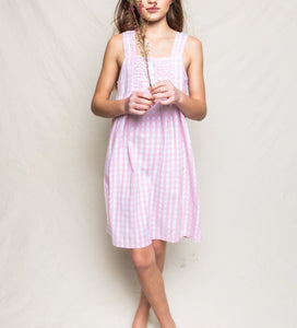 Pink Gingham Charlotte Nightgown