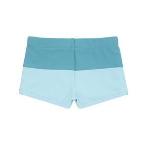 Boy's Pacific Blue Colorblock Brief