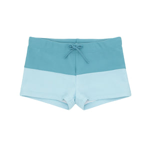 Boy's Pacific Blue Colorblock Brief