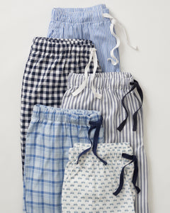 Children’s Navy Gingham Twill Pants