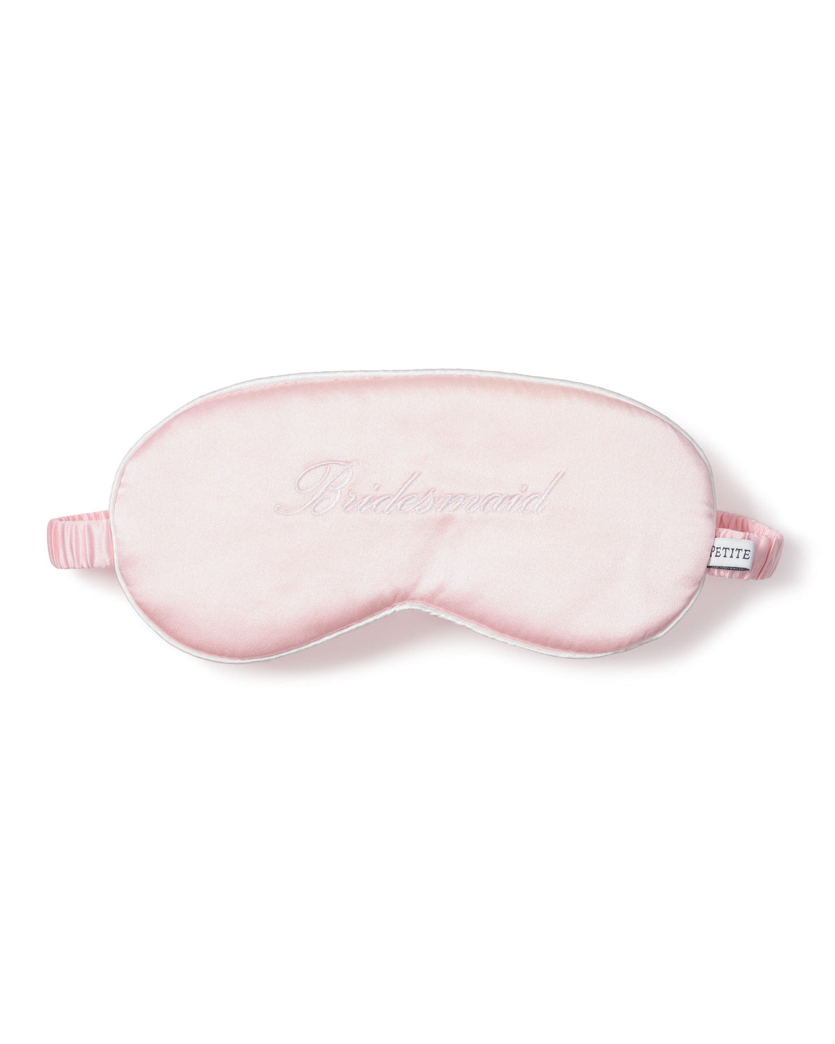 Pink Silk Bridesmaid Sleep Mask