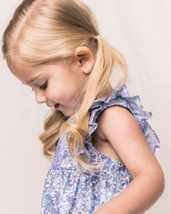 Children's Fleur D'Azur Ruffled Romper