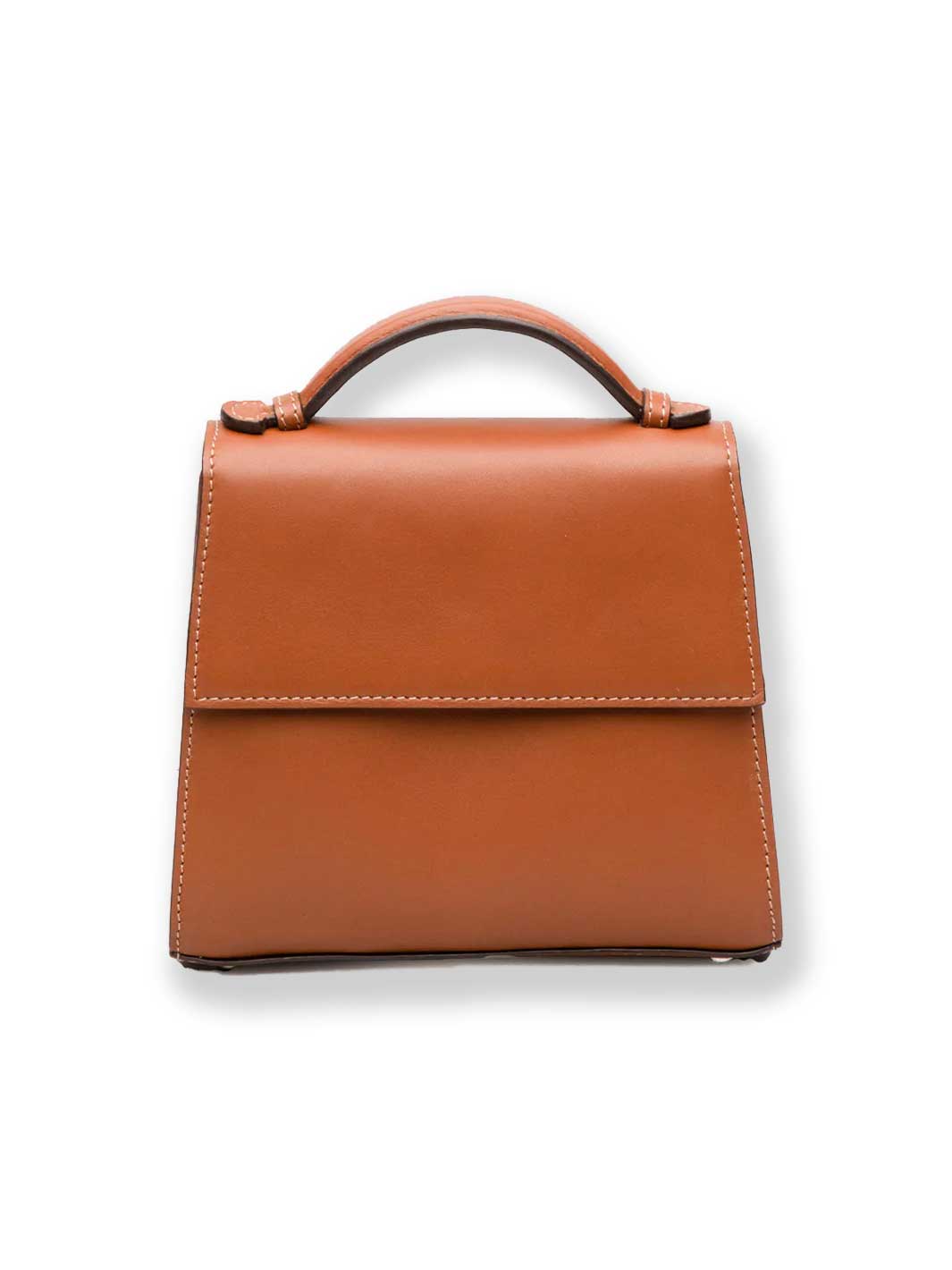 Hunting Season The Small Top Handle in Nappa#color_cognac