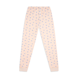 Love Heart Pajamas in Pink