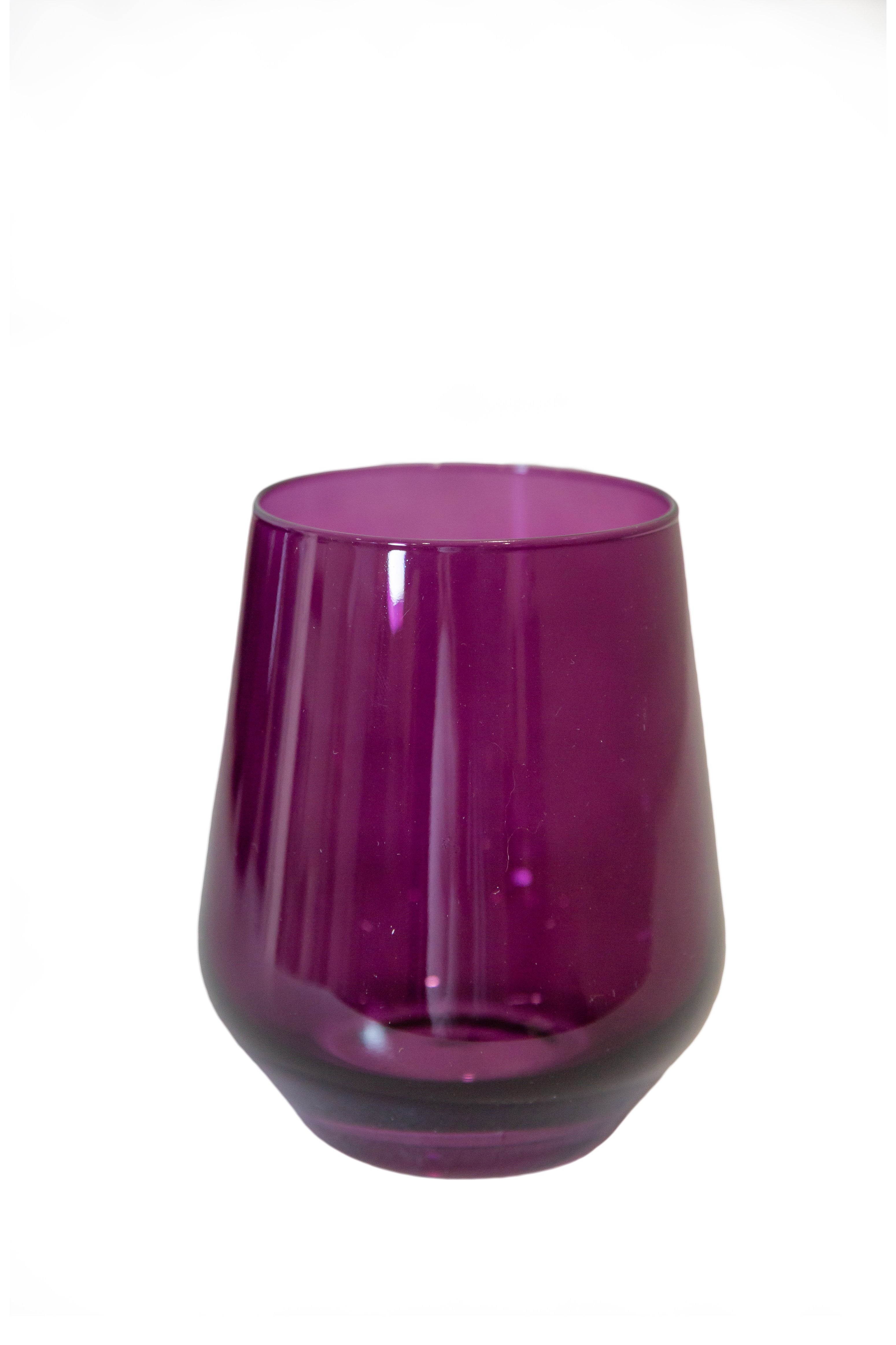 Wine Stemless, Set of 6 Amethyst