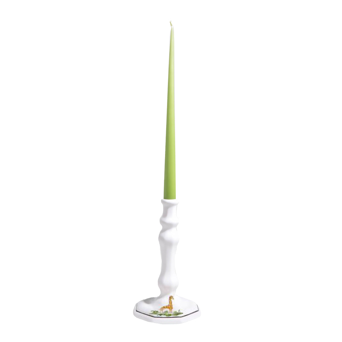 Animaux de la Savane Octagonal Candlestick, Giraffe