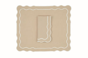 Tableau Linen Napkin and Placemat, Set of 4