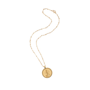 Strong JW Small Pendant Coin Necklace