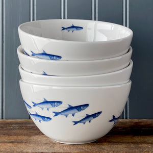 School of Fish tall Cereal Bowl_Caskata