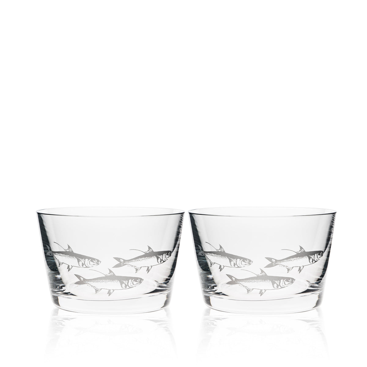 School of Fish Tidbit Bowls Set of 2 - Caskata