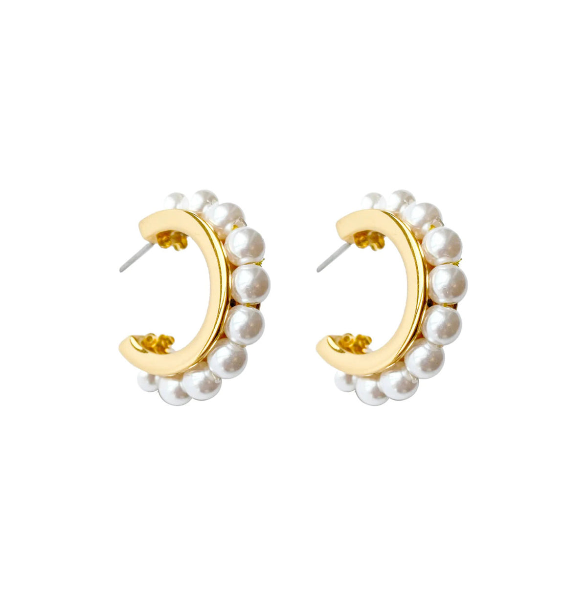 Wynnie Pearl Hoop Earring