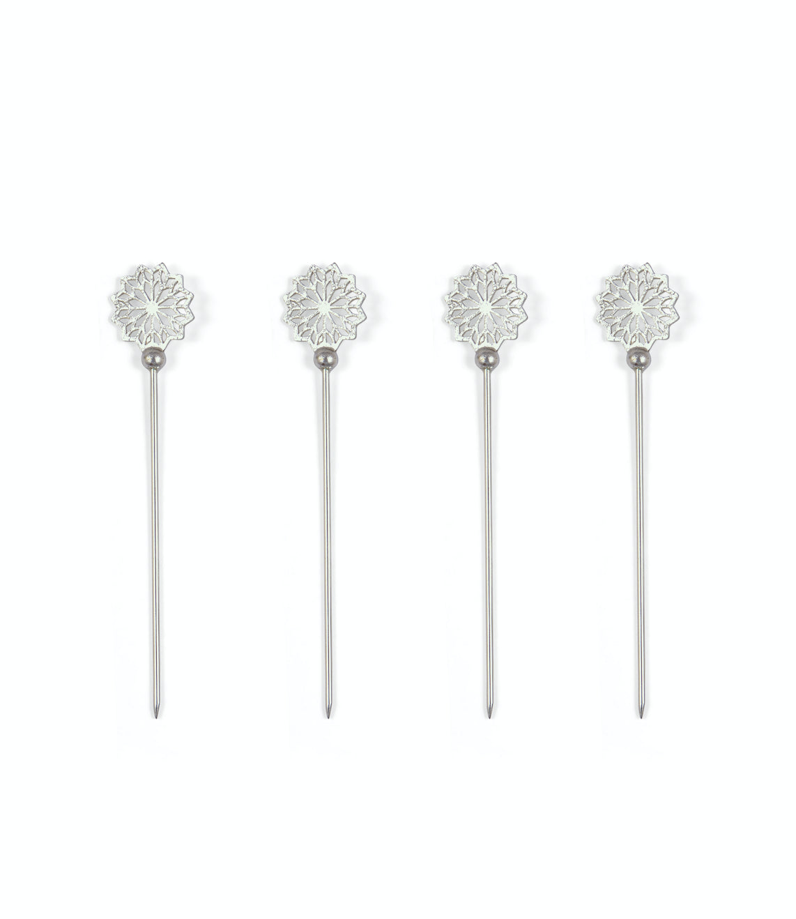 Snowflake Cocktail Picks, Set of 4