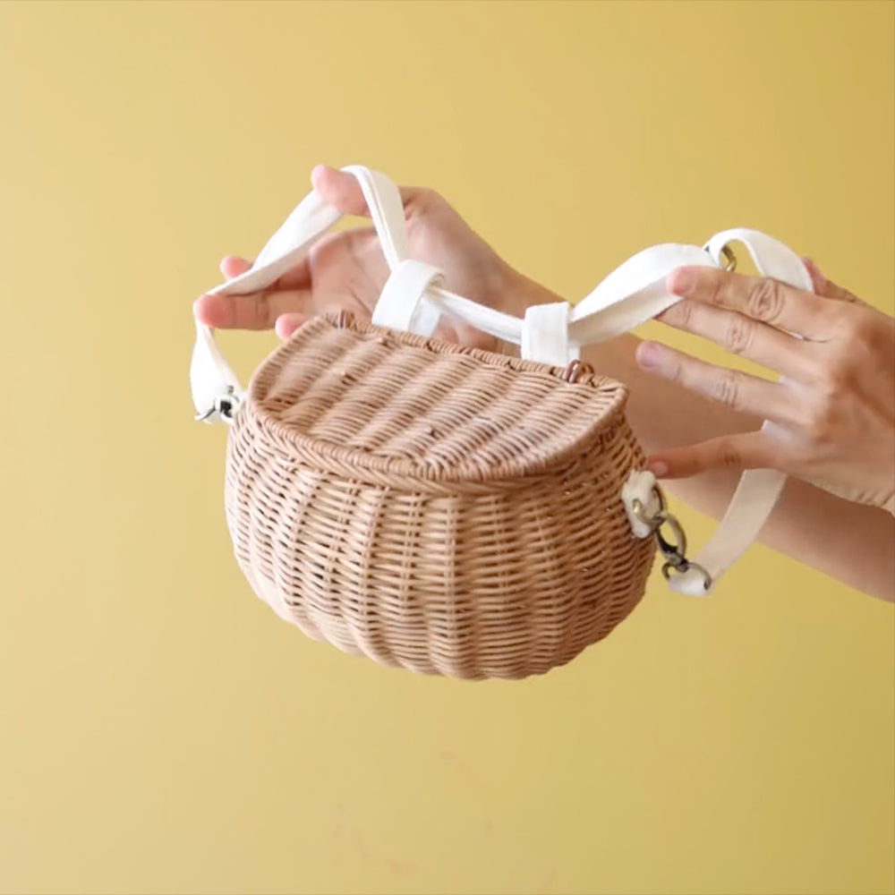 Mini Chari Rattan Bag