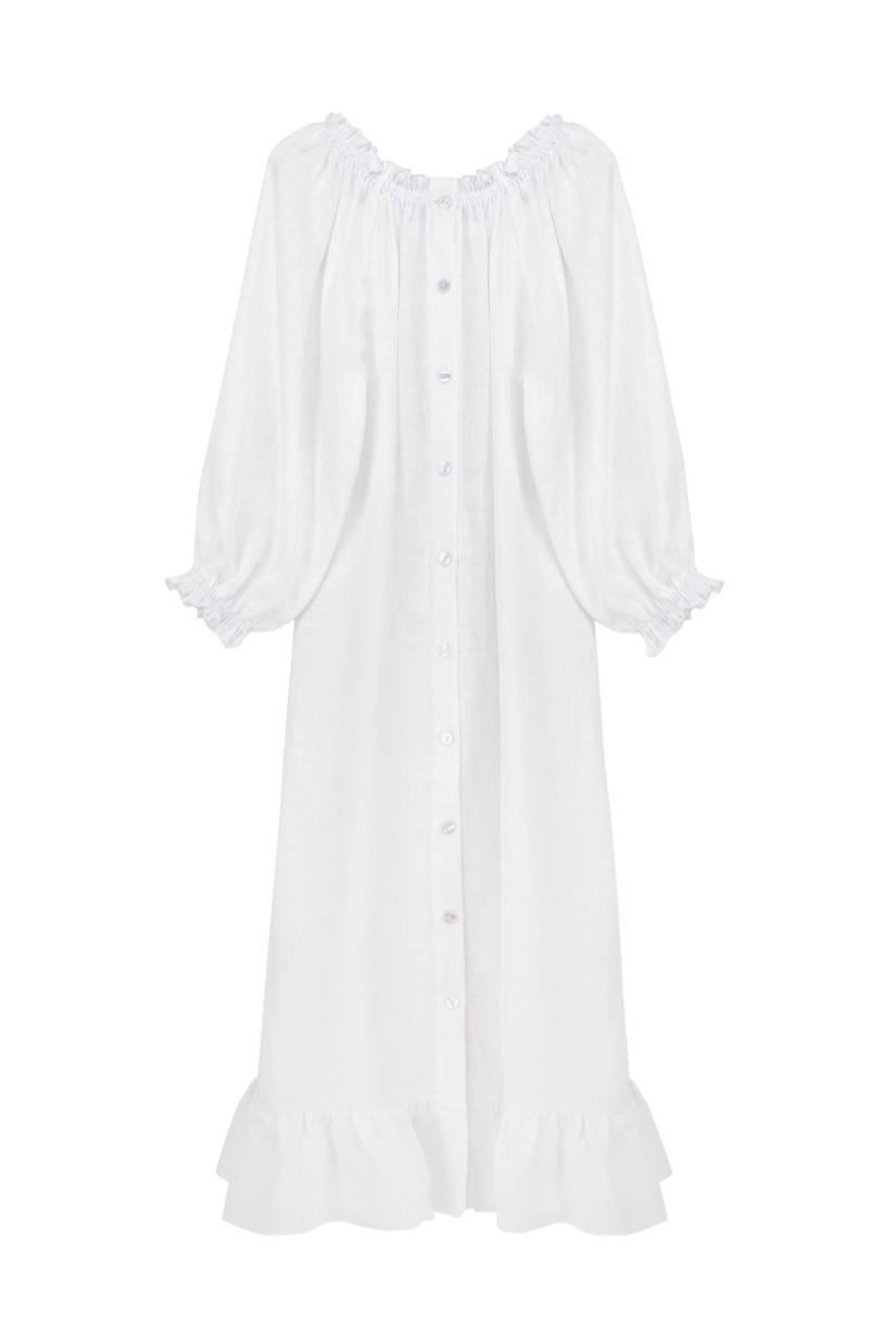 Loungewear Dress in White