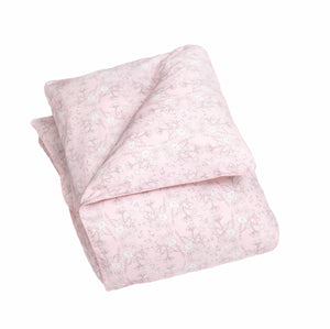 Bird's Song Baby Duvet in Pink