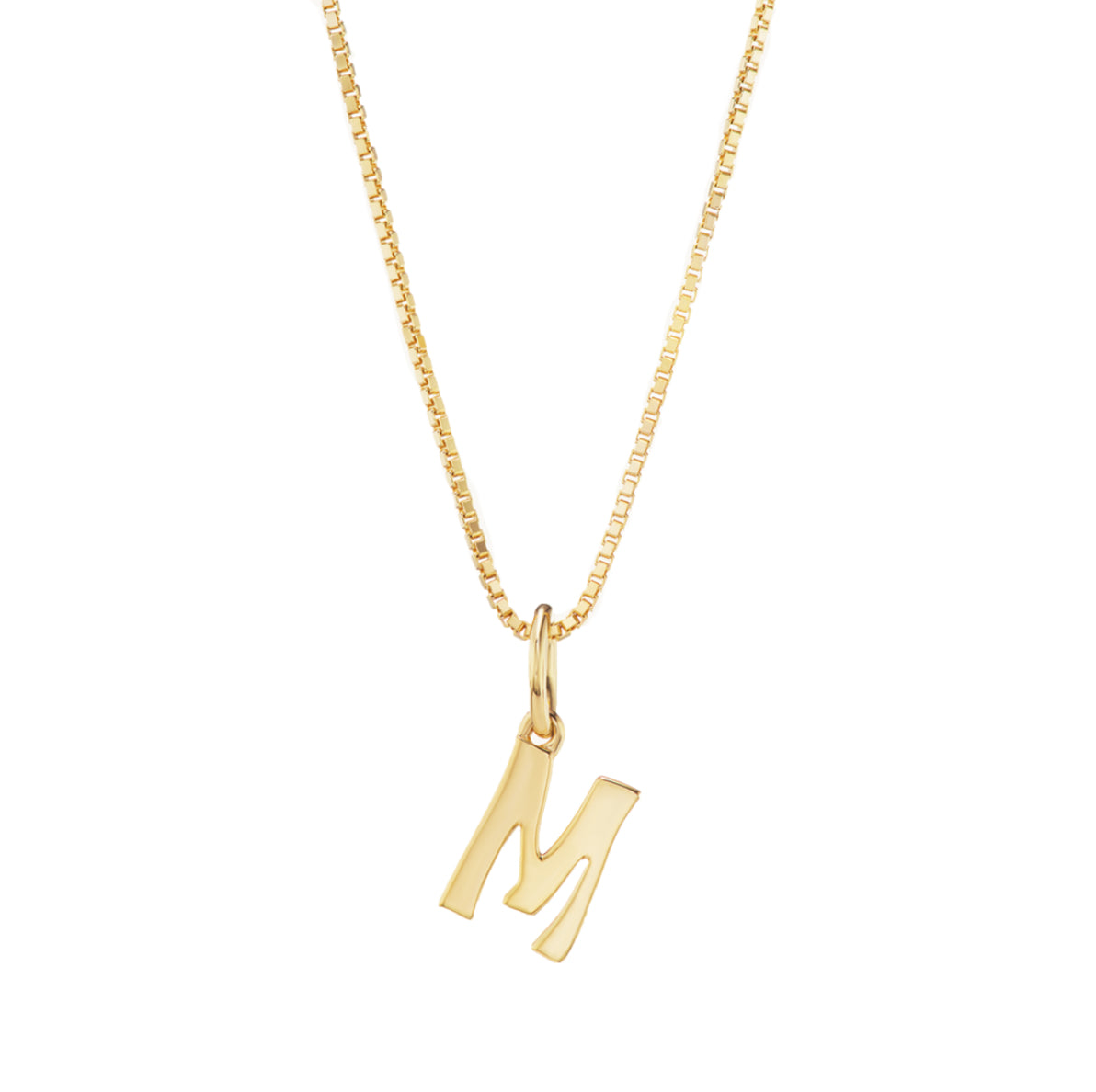 Letter Charm Necklace