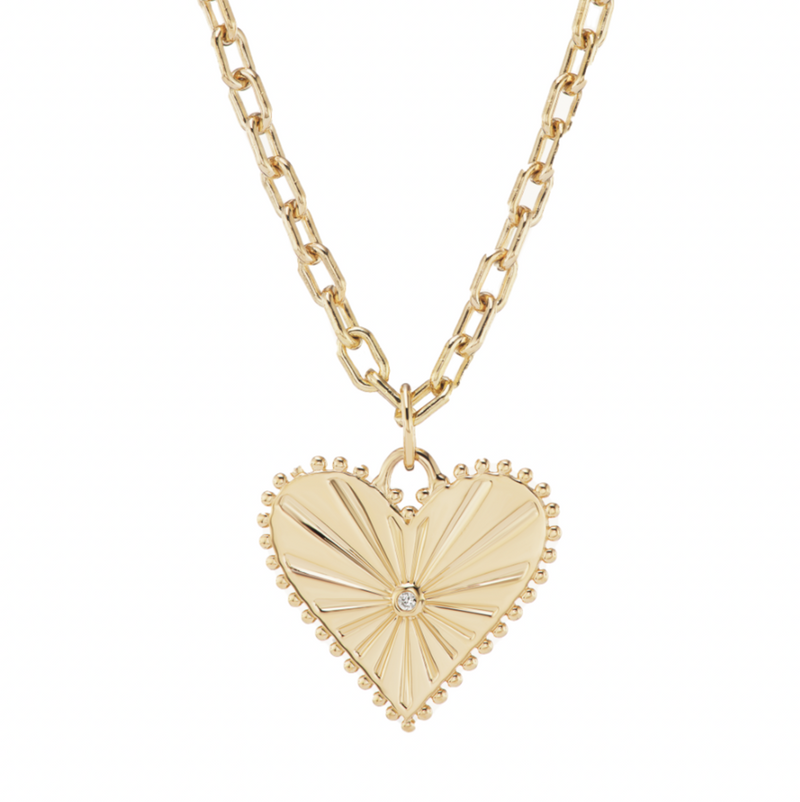 Pour Toujours Necklace in White Diamond