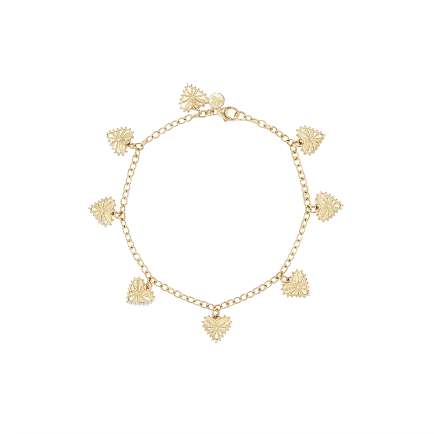 Multi Heart Anklet