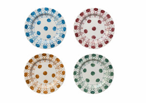 Daisy Plates Multi Collection, Set of 4