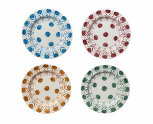 Daisy Plates Multi Collection, Set of 4