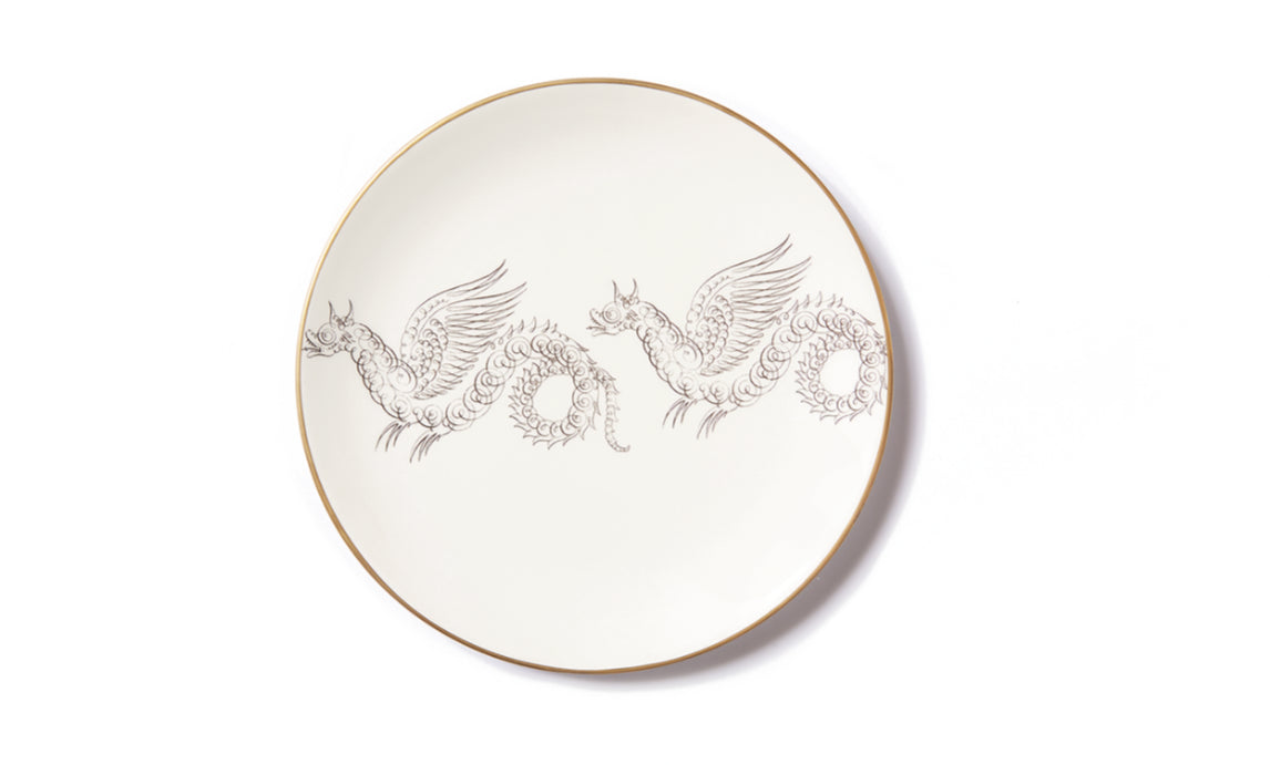 Calligraphario Multiple Dinner Plate, Set of 4