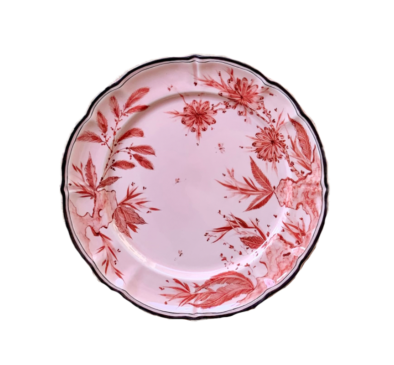 Rocaille Pink Dessert Plate