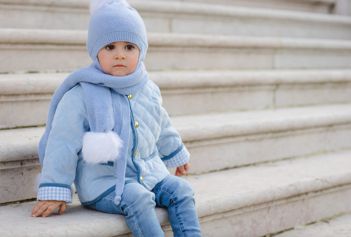 Classic Blue Quilted Jacket