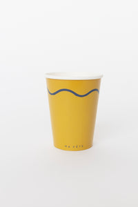 Signature Paper Cups in Blue & Yellow