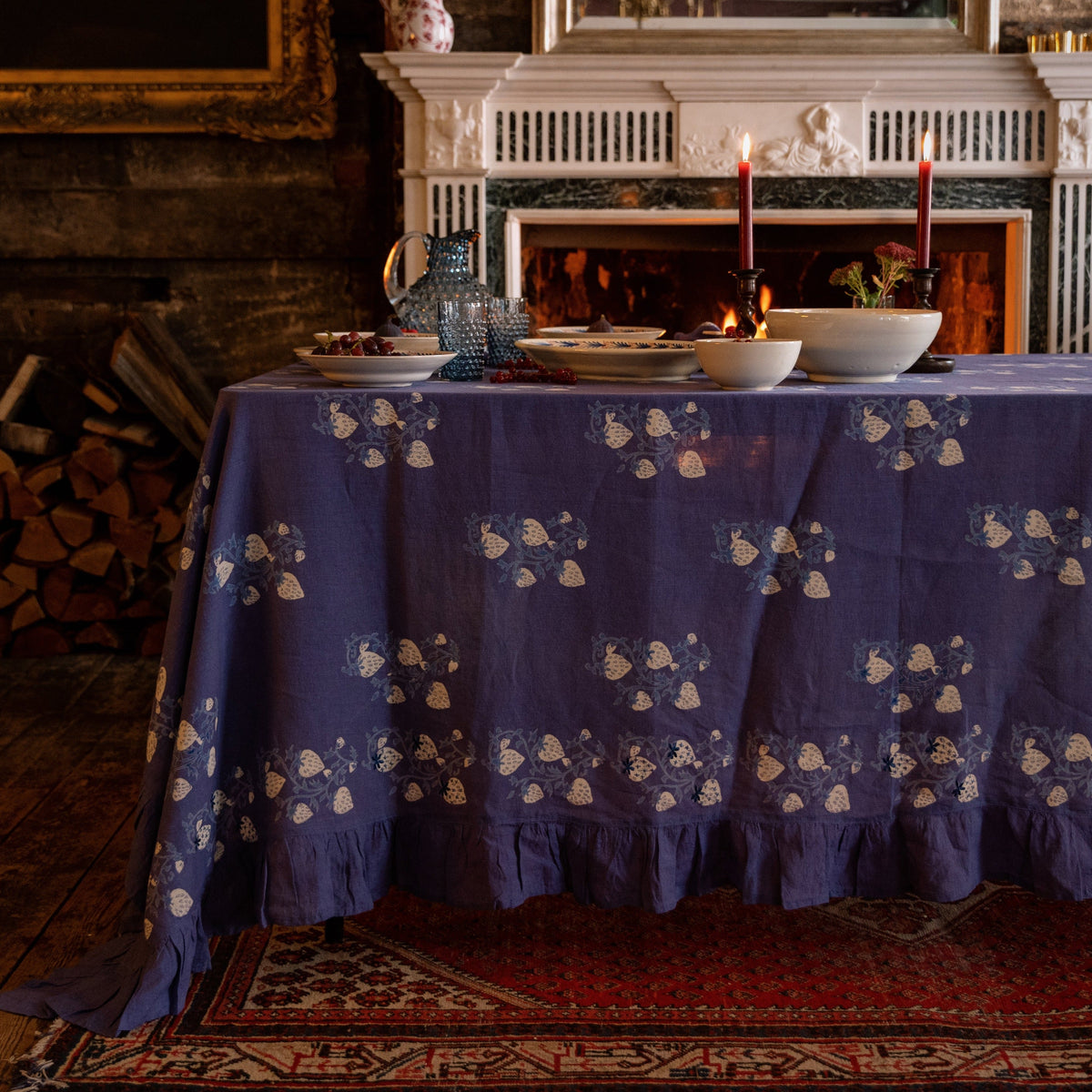 Fraises Des Bois Tablecloth