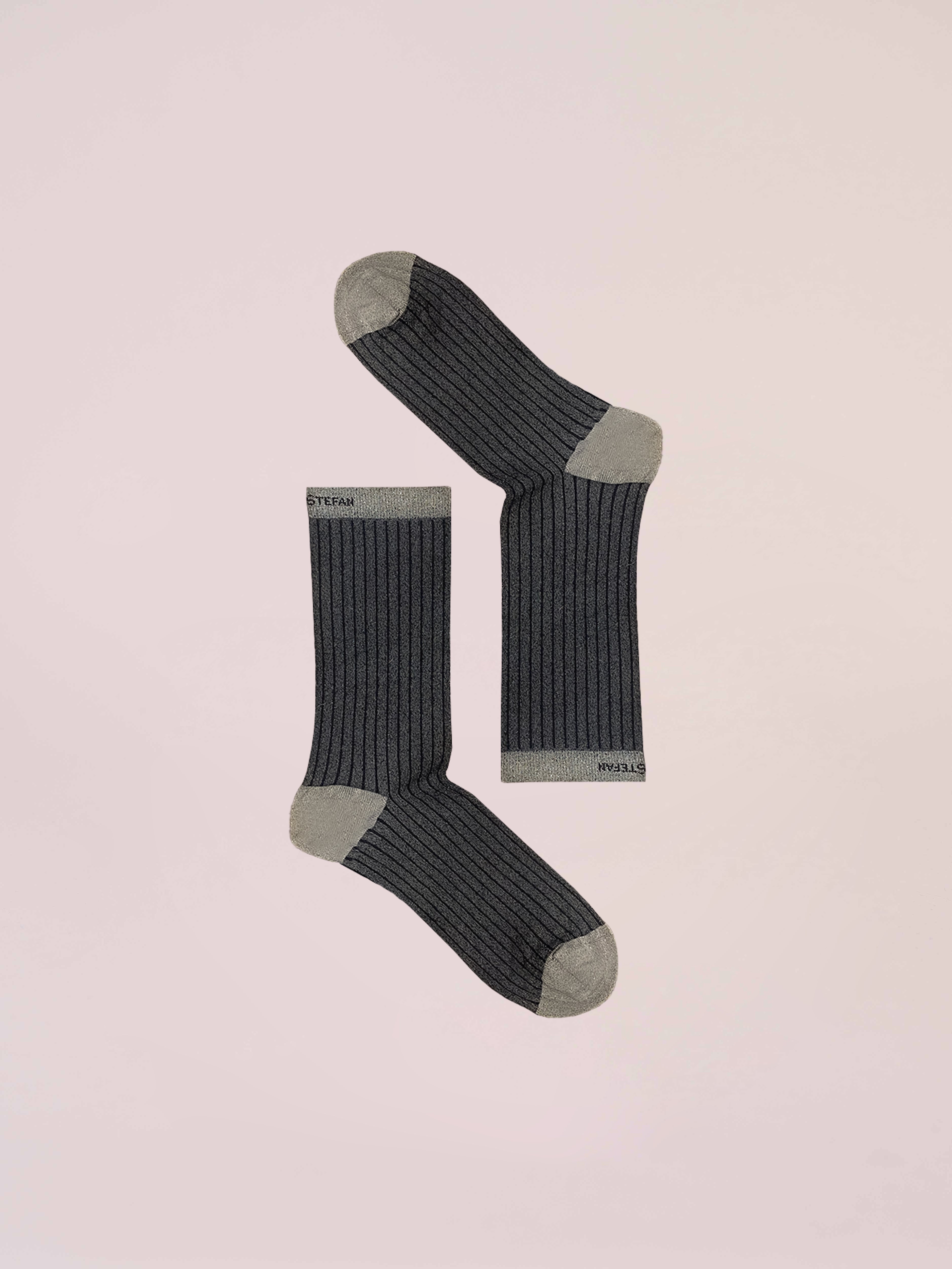 Silver Lines Socks