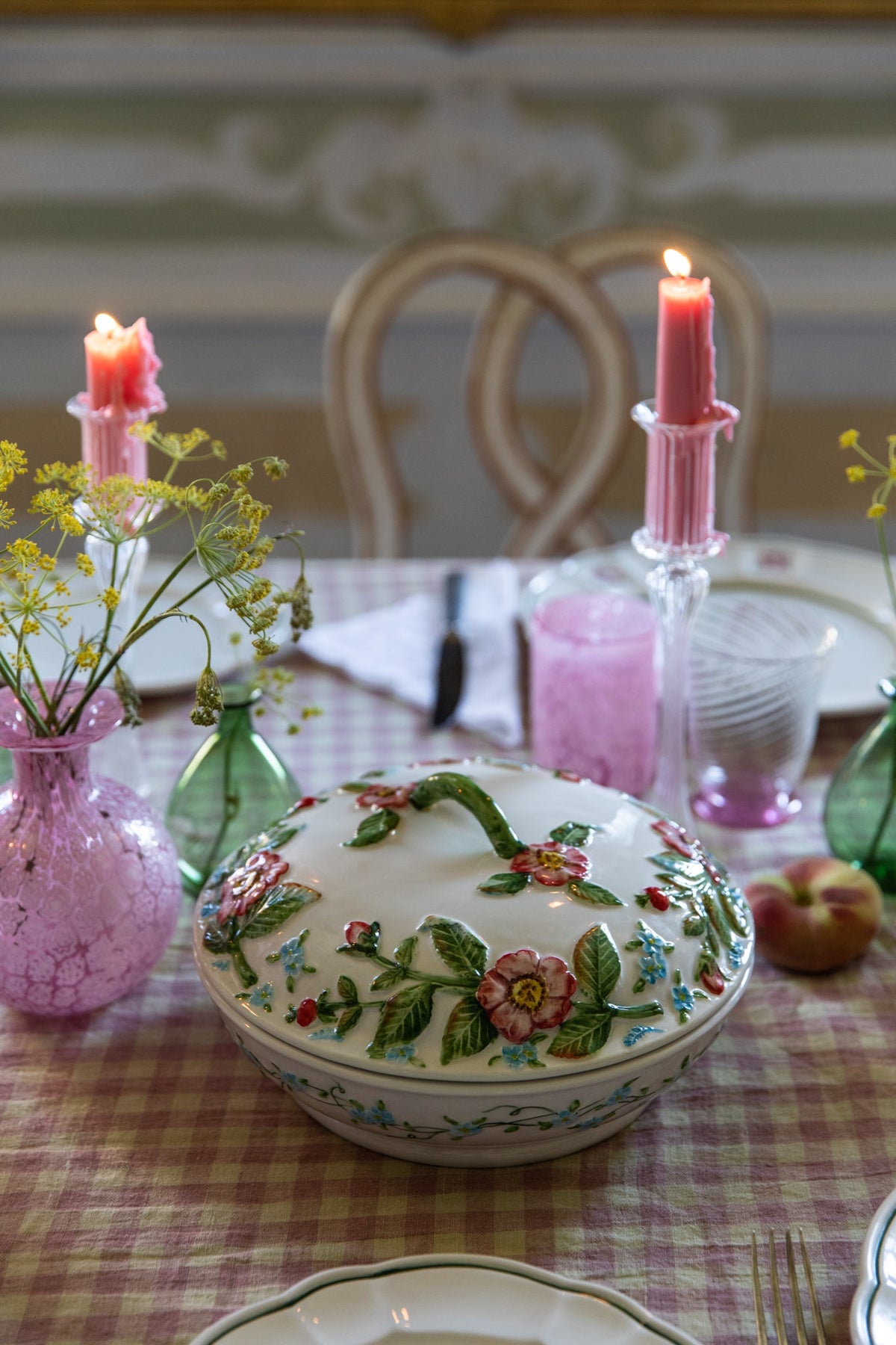 Giardino Lidded Serving Dish - Skye McAlpine Tavola