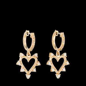 Open Heart Earrings