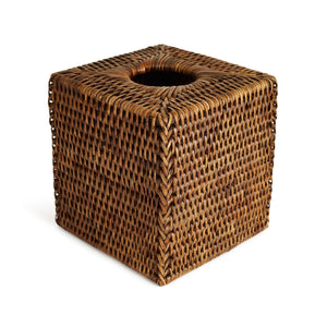 Rattan Tissue Box Cover