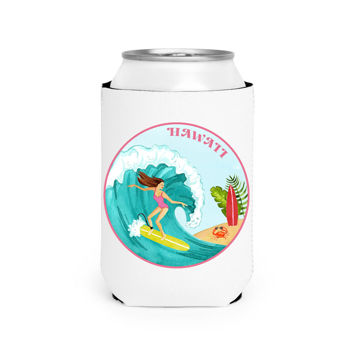 Personalized Crest Koozie