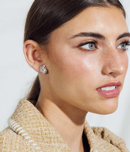 Tati Studs in Crystal