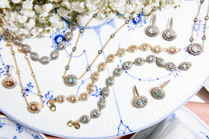 Lexie Earrings in Aquamarine