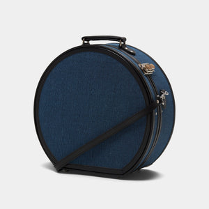 The Editor in Navy Hatbox Large