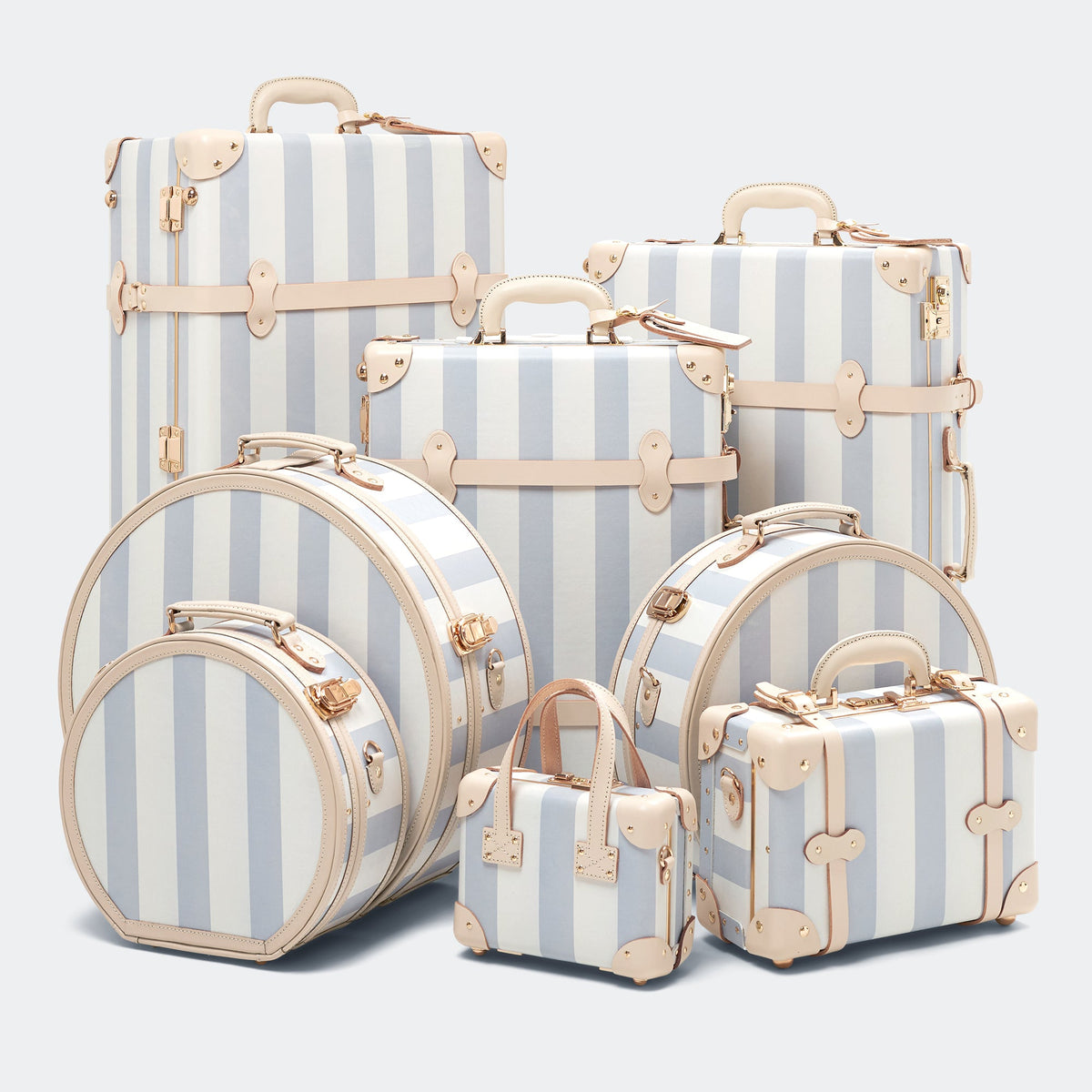 The Illustrator - Blue Mini Mini Steamline Luggage 