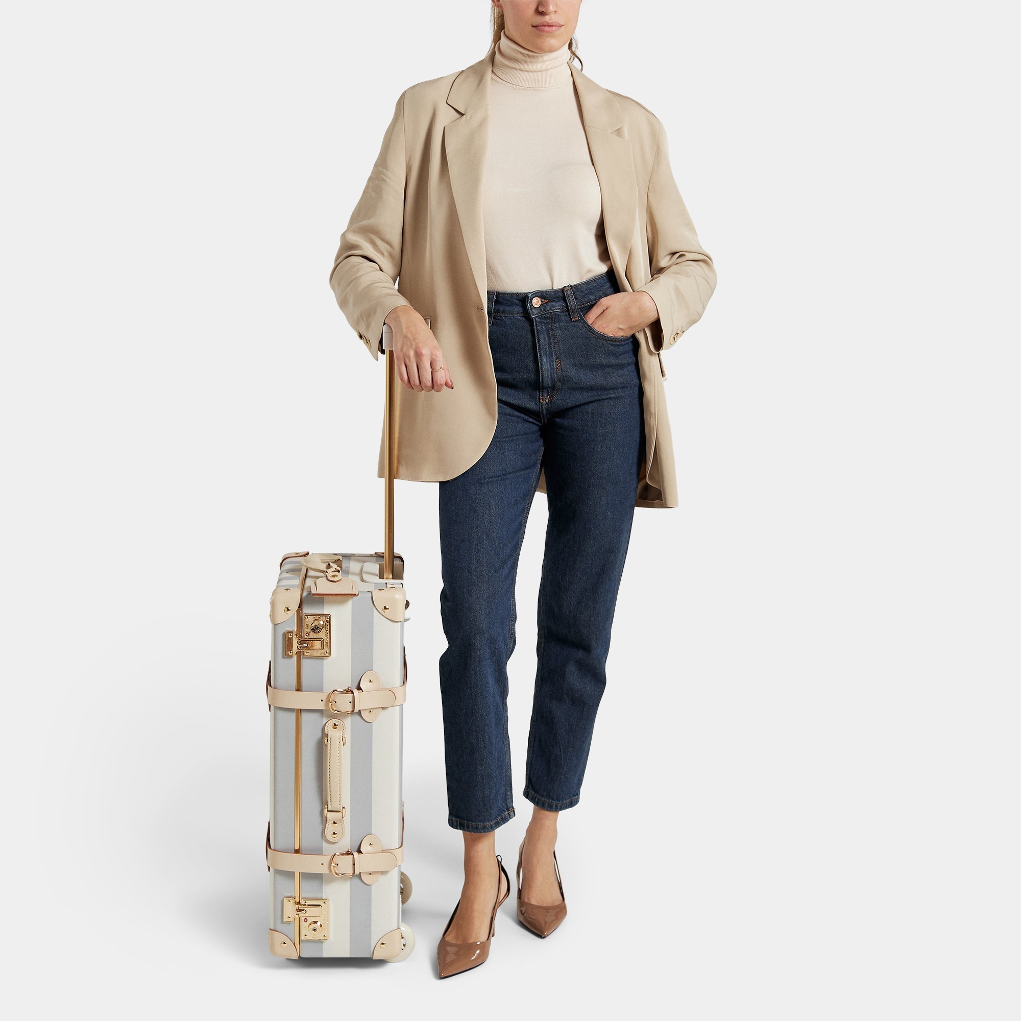 The Illustrator - Blue Stowaway Stowaway Steamline Luggage 