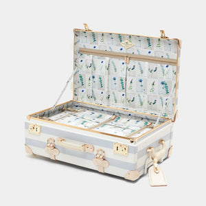 The Illustrator - Blue Stowaway Stowaway Steamline Luggage 